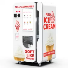 Máquina expendedora de helados robot inteligente HUAXIN - Grado comercial con servicio rápido de 15 segundos